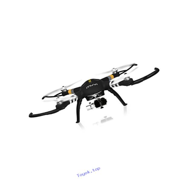 Veho Muvi Q-Series Q-1 Professional Aerial UAV Quadcopter Drone with Advanced 3-Axis Gimbal, Black (VQD-002-Q1)