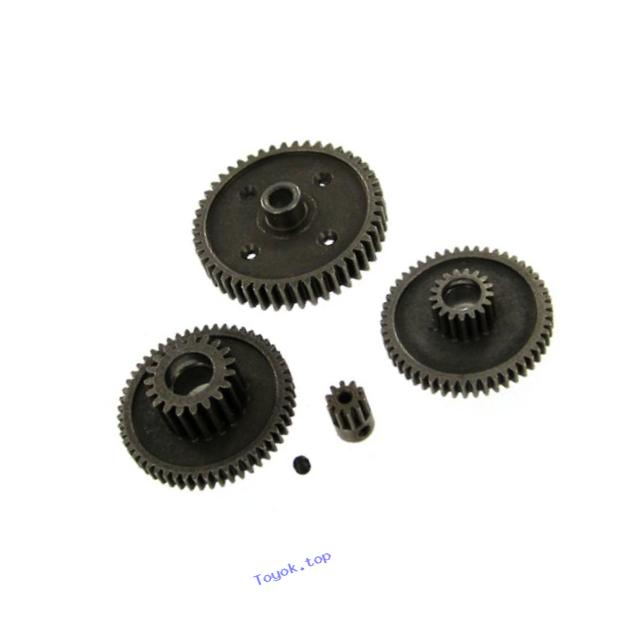 Redcat Racing RS10 Steel Gear Set with 10T Pinion, 4 Gears (1-Set Needed for Each Axle)
