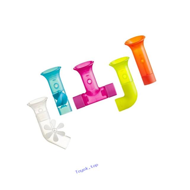 Boon Building Bath Pipes Toy Set, Set of 5