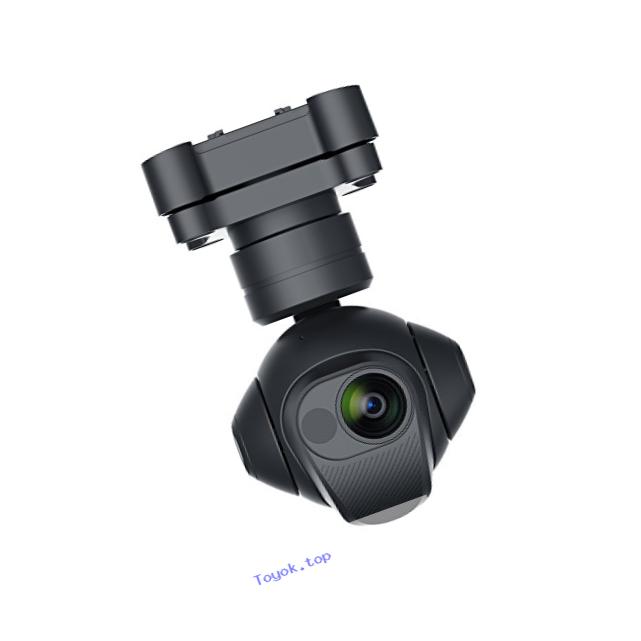 Yuneec YUNCGOETUS 3-axis, 360 rotating Gimbal with Infrared, Low Light & Thermal Imaging Camera, Black