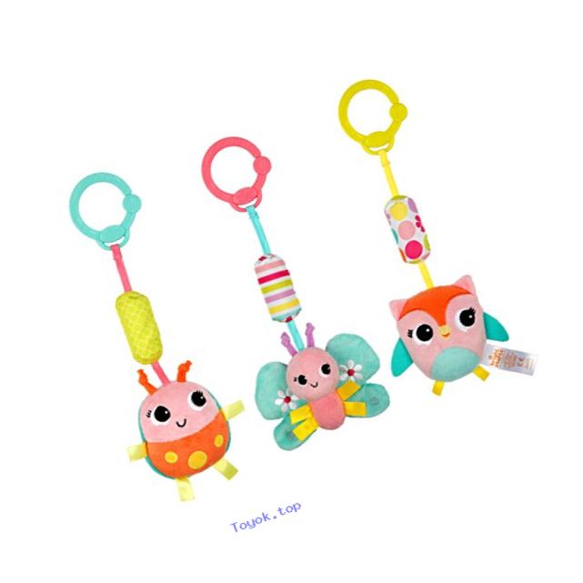 Bright Starts Chime Along Friends Take-Along Toys-Styles Will Vary Assortment of 3, Each Sold Separately