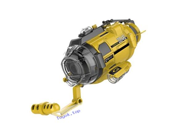 Silverlit Spy Cam Aqua Submarine with Camera, Yellow, 4.5