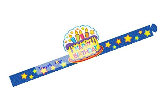 Eureka Color My World Birthday Wearable Cut Out Hats, 32 Hats, Approx 8