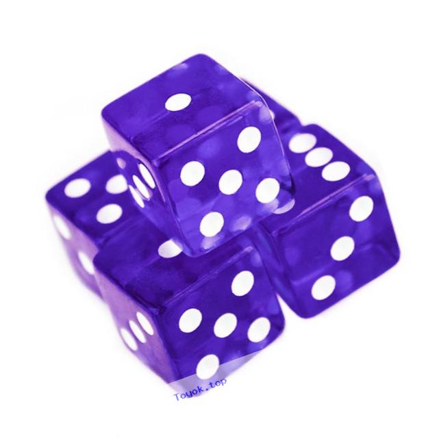 Brybelly 5 Count 19mm Dice - Purple