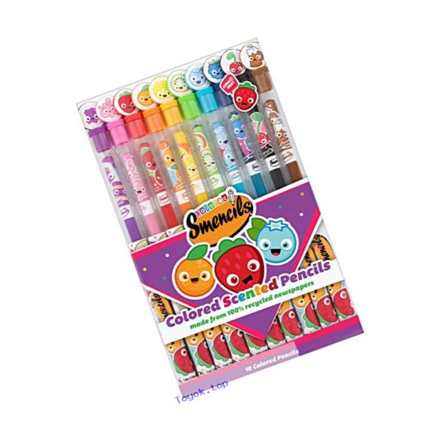 Colored Smencils 10 Pack of Scented Colored Pencils by Scentco