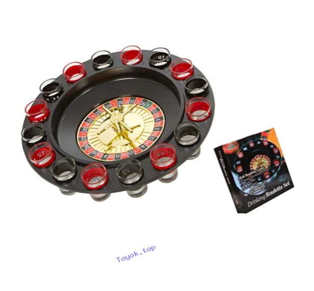 EZ Drinker Shot Spinning Roulette Game Set (16-Piece)