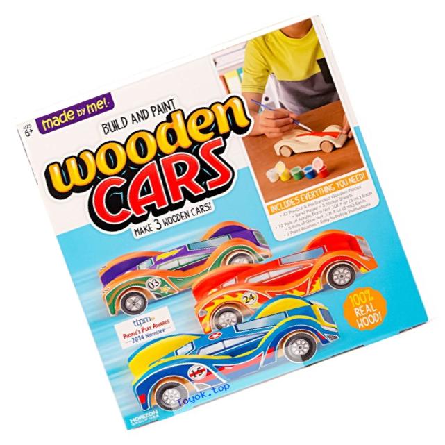 Made By Me Build & Paint Your Own Wooden Cars by Horizon Group USA
